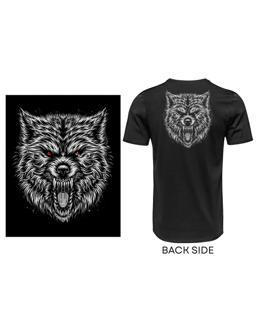 Ausdrucksstarkes Wolf T-Shirt