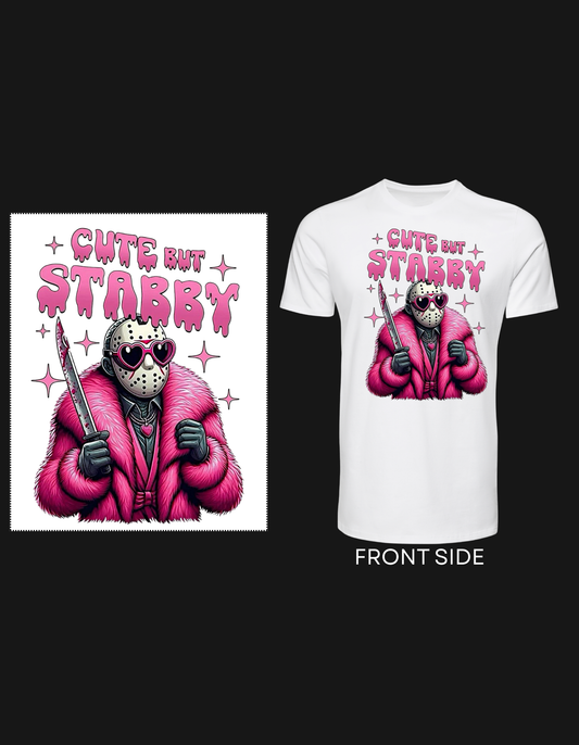 Cute but Stabby- Rosa Maskenmann T-Shirt